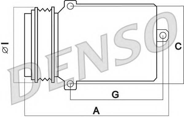 DENSO DCP17114 Компрессор, кондиционер