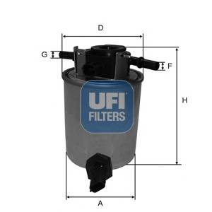 UFI 24.020.01 Топливный фильтр