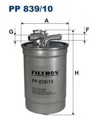 FILTRON PP839/10 Паливний фільтр