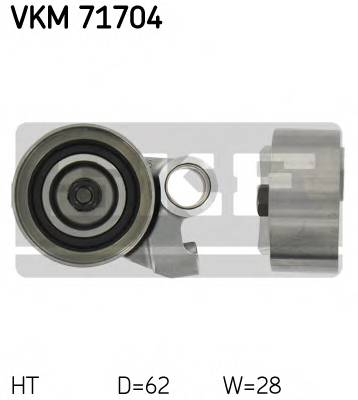 SKF VKM 71704 Натяжний ролик, ремінь