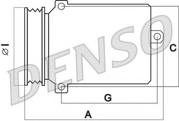 DENSO DCP32002 Компрессор кондиционера