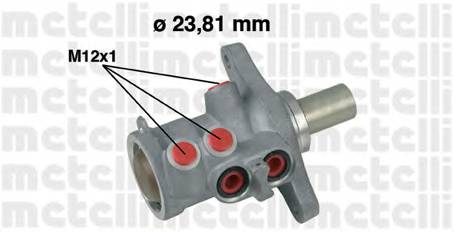 METELLI 05-0638 Главный тормозной цилиндр