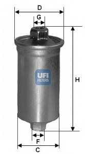 UFI 31.699.00 Топливный фильтр