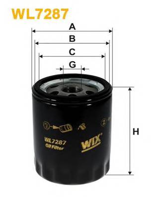 WIX FILTERS WL7287 Масляный фильтр