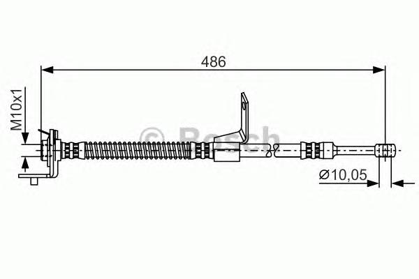 BOSCH 1 987 481 372 Тормозной шланг