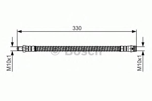 BOSCH 1 987 481 394 Гальмівний шланг