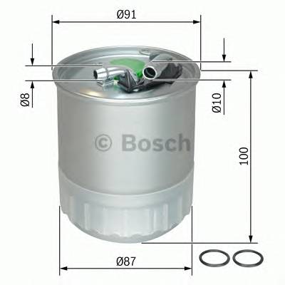 BOSCH F 026 402 056 Топливный фильтр