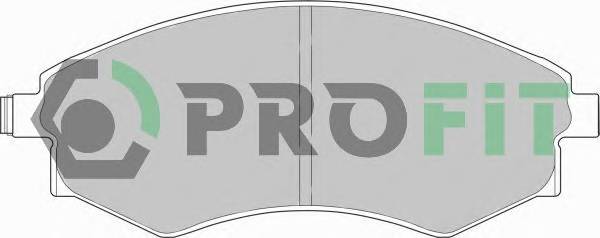 PROFIT 5000-0600 Колодки гальмівні дискові