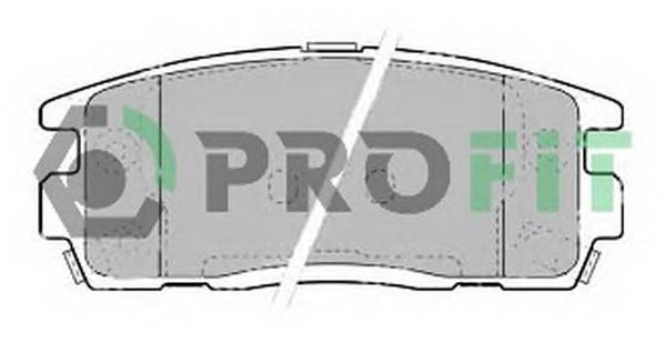 PROFIT 5000-1935 Колодки гальмівні дискові