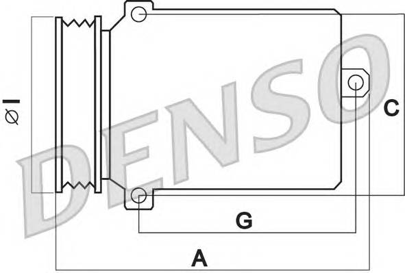 DENSO DCP17120 Компрессор, кондиционер