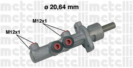 METELLI 05-0493 Главный тормозной цилиндр