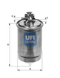 UFI 24.391.00 Топливный фильтр