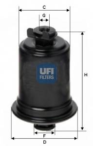 UFI 31.546.00 Топливный фильтр