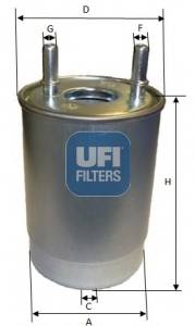 UFI 24.108.00 Паливний фільтр