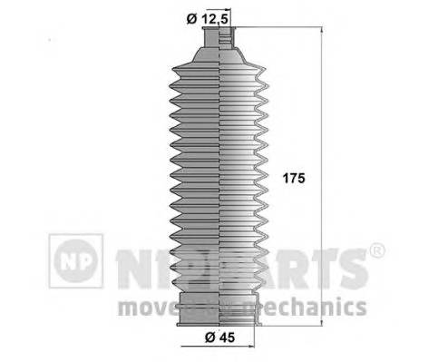 NIPPARTS N2844023 Комплект пылника, рулевое