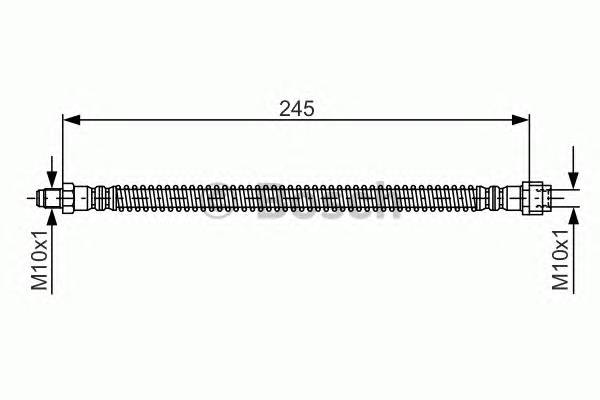 BOSCH 1 987 476 950 Тормозной шланг