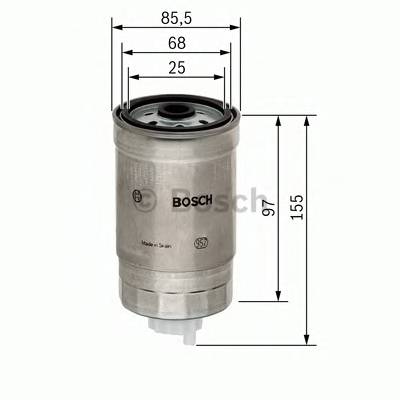 BOSCH F 026 402 048 Топливный фильтр