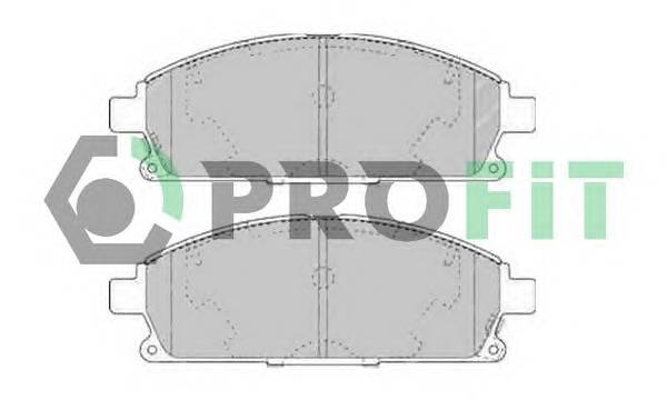 PROFIT 5000-1263 Колодки гальмівні дискові