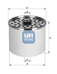 UFI 24.361.00 Топливный фильтр
