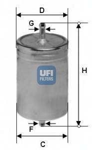 UFI 31.583.00 Паливний фільтр