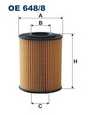 FILTRON OE648/8 Масляний фільтр