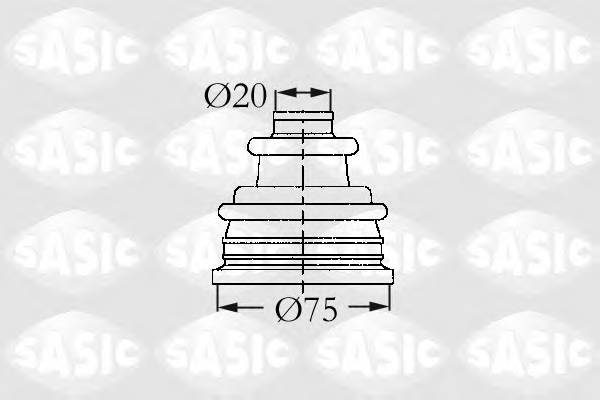 SASIC 4003404 Комплект пильника, приводний