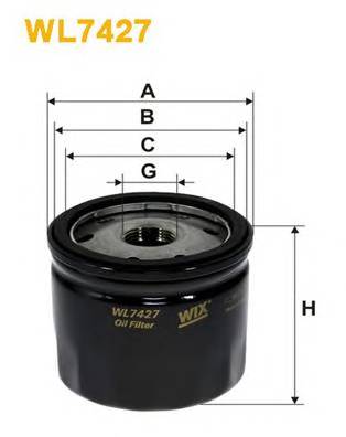 WIX FILTERS WL7427 Масляний фільтр