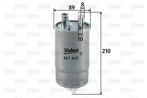 VALEO 587543 Паливний фільтр
