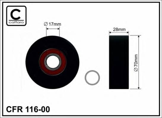 CAFFARO 11600 ROLKA NAPINACZA