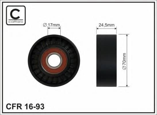 CAFFARO 1693 ROLKA NAPINACZA