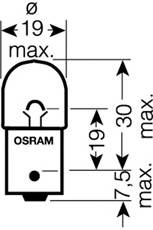 OSRAM 5008 Лампа розжарювання, ліхтар