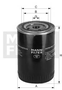 MANN-FILTER W 940 (10) Масляный фильтр; Фильтр,