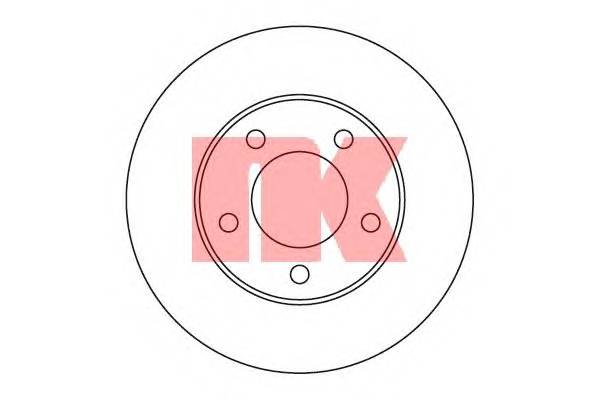 NK 202521 Гальмівний диск