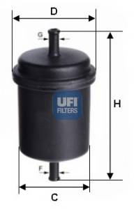 UFI 31.512.00 Топливный фильтр
