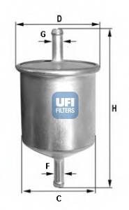 UFI 31.529.00 Топливный фильтр
