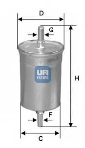 UFI 31.710.00 Паливний фільтр