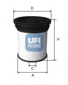 UFI 26.019.01 Топливный фильтр