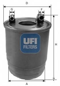 UFI 24.111.00 Паливний фільтр