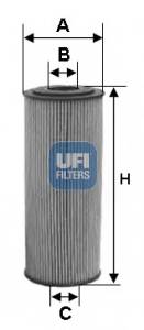 UFI 25.165.00 Масляный фильтр
