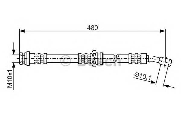 BOSCH 1 987 476 787 Тормозной шланг