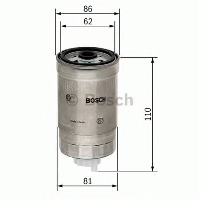 BOSCH F 026 402 011 Топливный фильтр