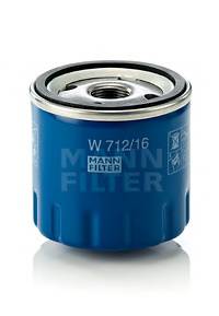 MANN-FILTER W 712/16 Масляний фільтр