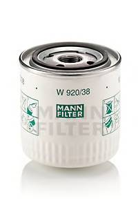 MANN-FILTER W 920/38 Масляний фільтр