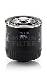 MANN-FILTER W 920/8 Масляний фільтр