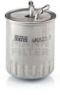 MANN-FILTER WK 822/3 Паливний фільтр