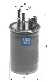 UFI 24.409.00 Топливный фильтр