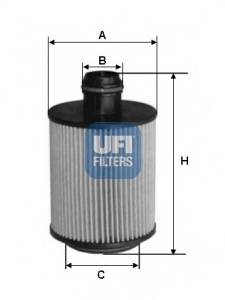 UFI 25.061.00 Масляний фільтр