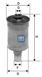 UFI 31.511.00 Топливный фильтр