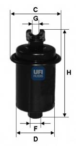 UFI 31.631.00 Топливный фильтр