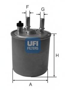 UFI 24.073.00 Паливний фільтр